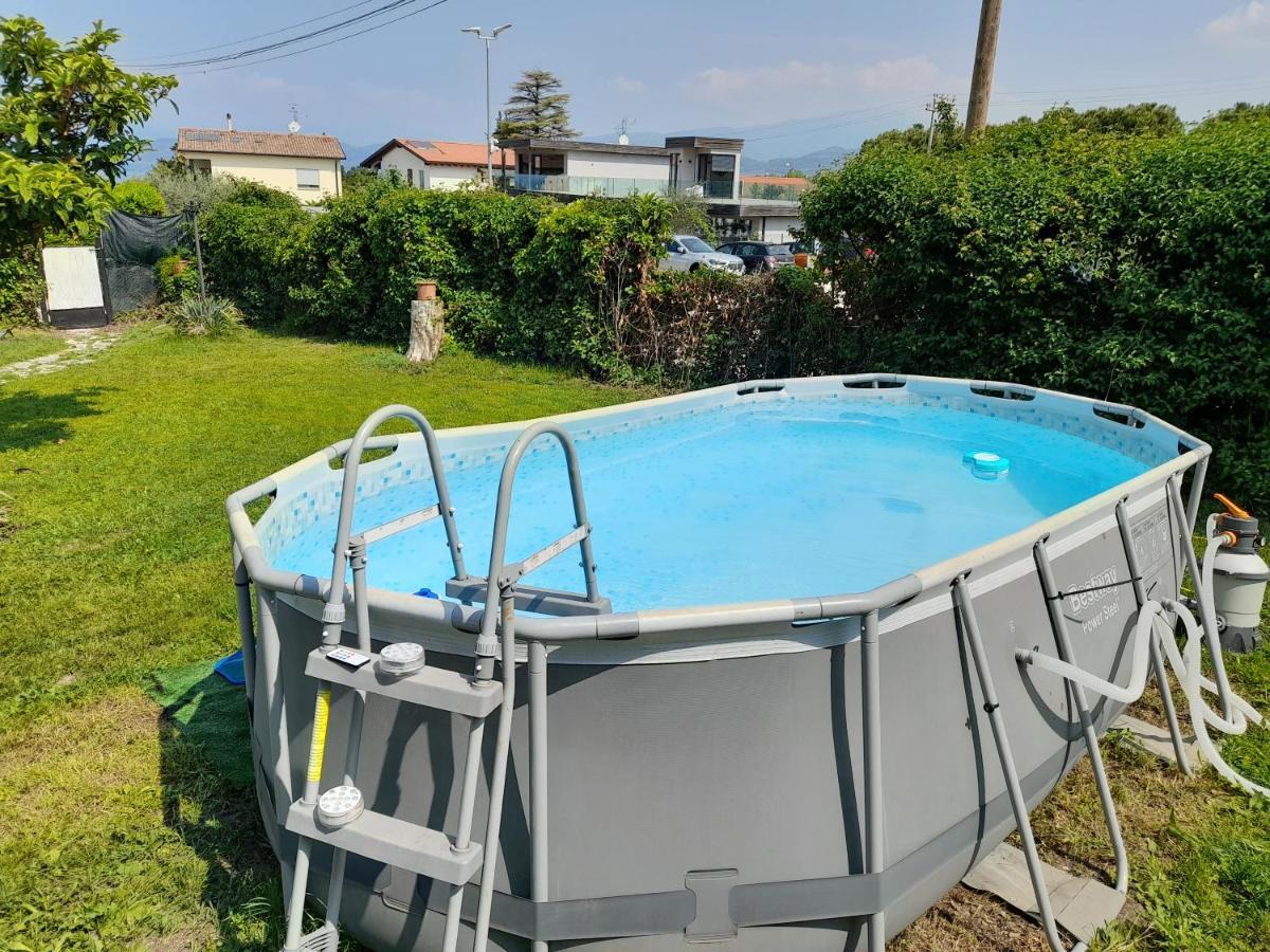 Villa La Magnolia - Private Beach Access, Garden, Views Lazise Exterior foto